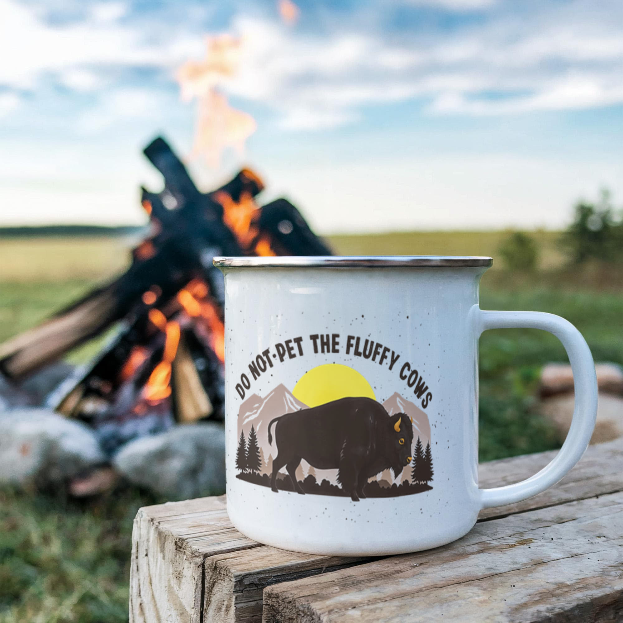 Fluffy Cows - Camping Mug